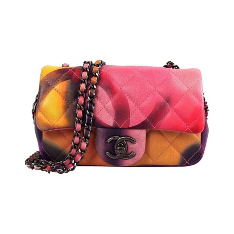 multicolor chanel purse